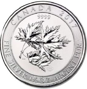 2017 1 1/2oz Silver MAPLE